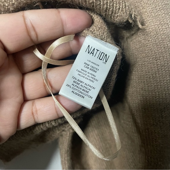 NATION Ltd Baby Alpaca Sweater - Picture 7 of 9